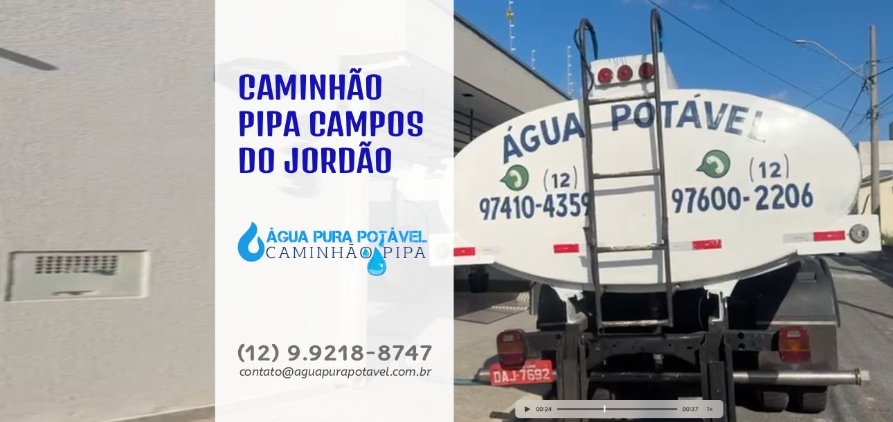 Caminhao Pipa Campos do Jordao Sao Jose dos Campos Agua Pura Potavel