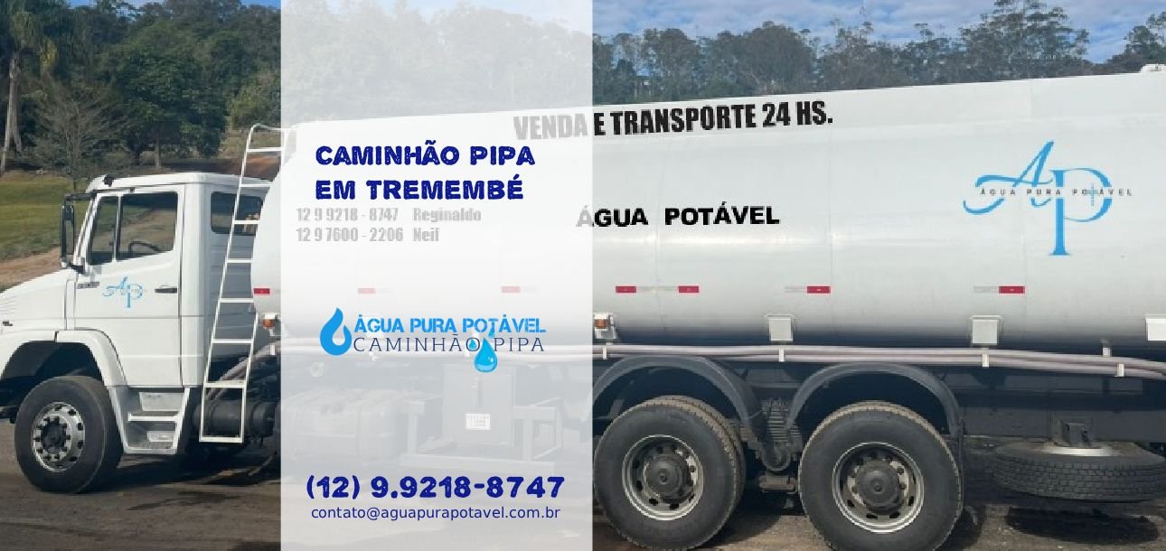 Caminhao Pipa em Tremembe Agua Pura Potavel