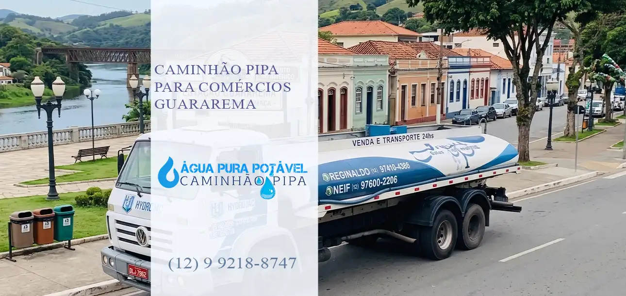 Caminhão Pipa Para Comércios Guararema