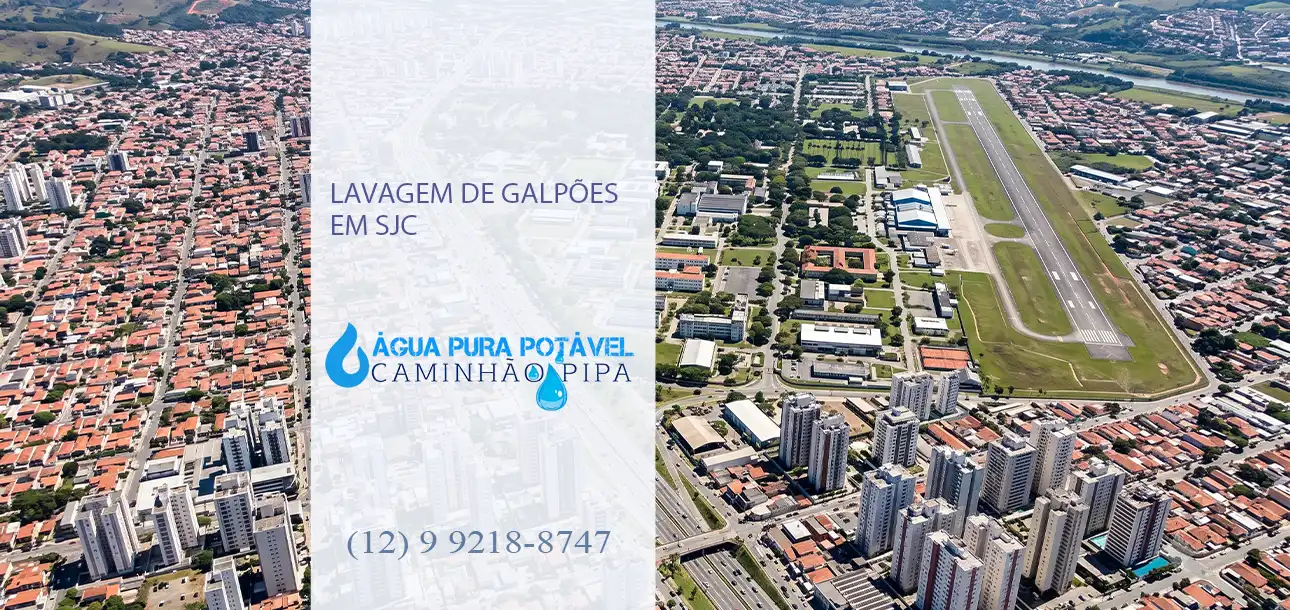 Lavagem de Galpões em SJC