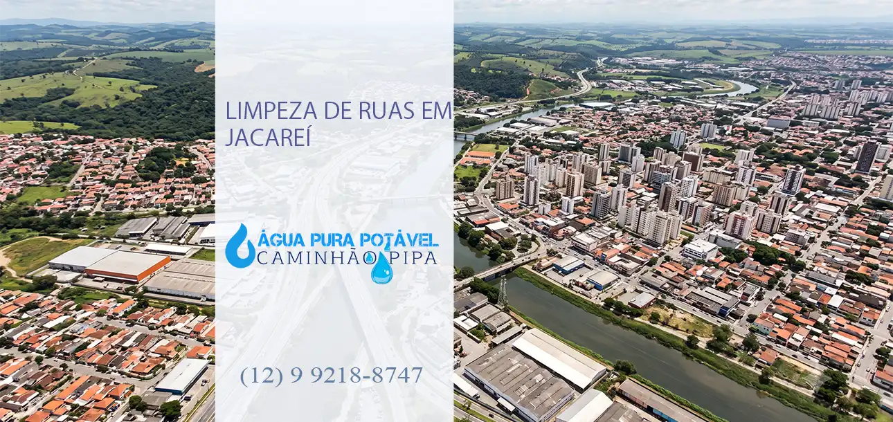 Limpeza de Ruas em Jacareí