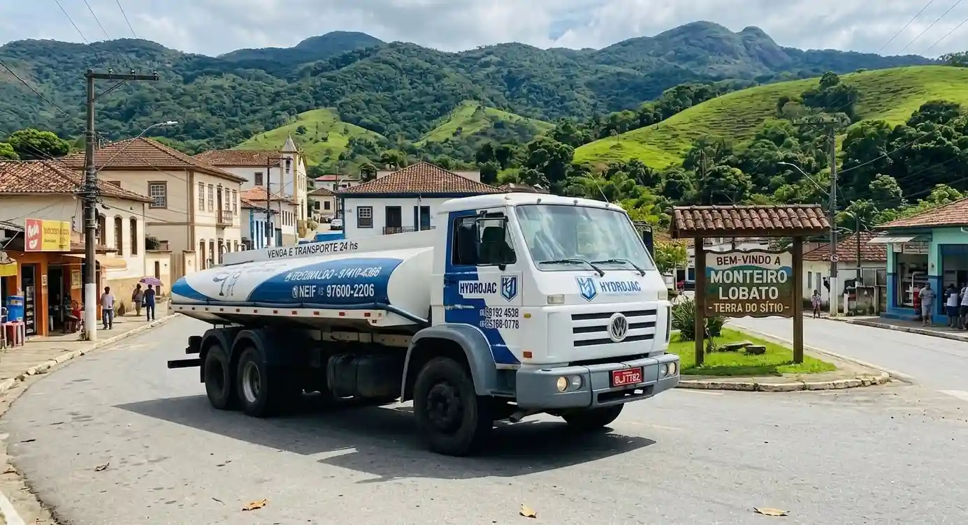 Caminhão Pipa Monteiro Lobato